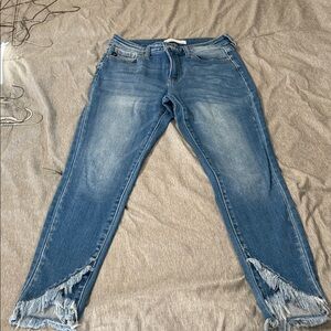 KanCan Blue Distressed Skinny Jeans